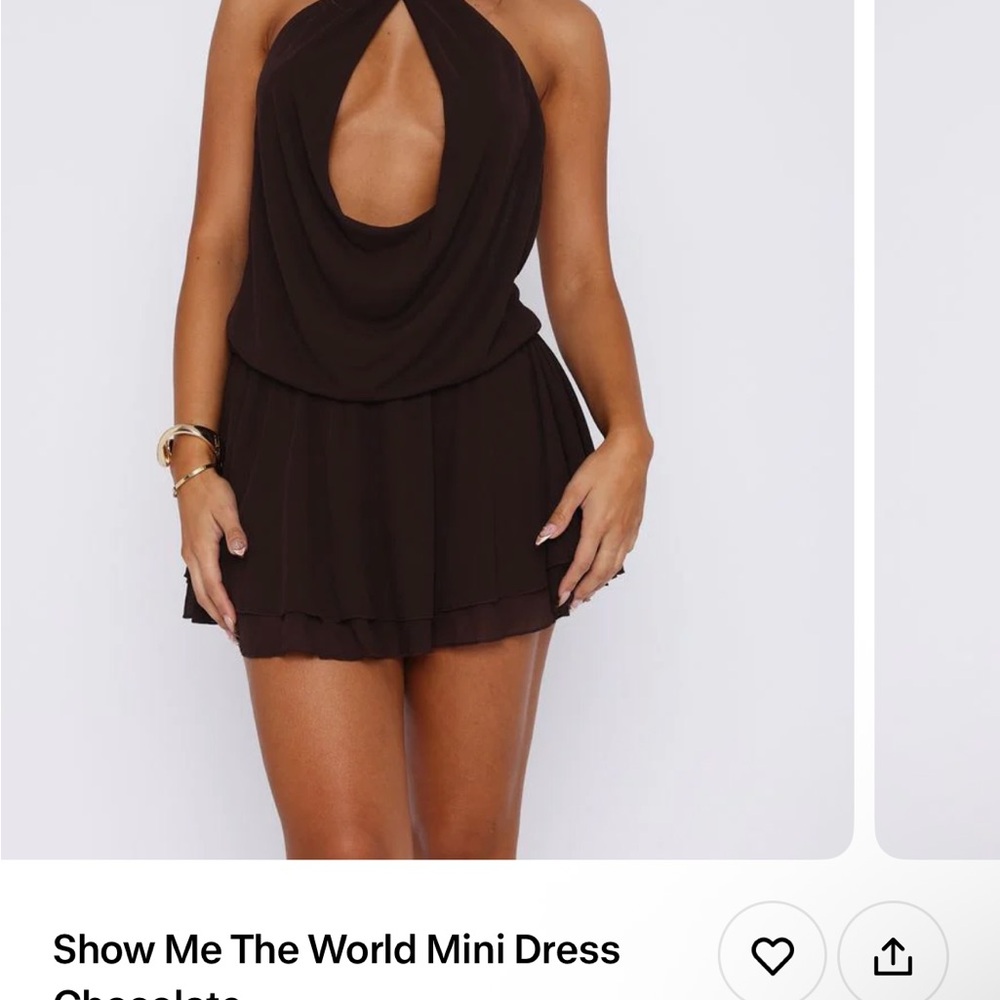 Show Me The World mini dress